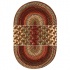Capel Rugs Americana 1 X 2 Oval Mocha Area Rugs
