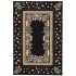 American Cottage Rugs Floral Garden 2 X 3 Floral Garden Black Area Rugs