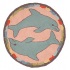American Cottage Rugs Children Round Dolphin Pink Area Rugs