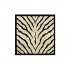 Nejad Rugs African Safari 6 Square Zebra Ivory/black Area Rugs