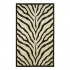 Nejad Rugs African Safari 8 X 11 Zebra Ivory/black Area Rugs