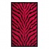Nejad Rugs African Safari 8 X 11 Zebra Red/black Area Rugs
