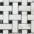 Diamond Tech Glass Marble Series Basketweave White