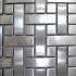 Diamond Tech Glass Metal Series Mosaic Basketweave