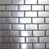 Diamond Tech Glass Metal Series Mosaic Brick Tile