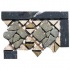 Alfagres Tumbled Marble Fragmento Series Fragmento Vroyal Negro Perlato Bronce Fr76