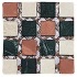 Alfagres Tumbled Marble Mesh Inserts Mesh Rojo Bot Vselva Pc102