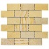 Alfagres Tumbled Marble Brick Patterns 1 X 2 Brick Gold Limestone Mp30