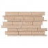 Rock  and  Rock Travertino Link Mosaic Crema Tile  and  St