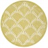 Nejad Rugs Shells Nouveau 6 Round Sand Area Rugs