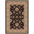 Dynamic Rugs Ancient Garden 2 X 4 Black Area Rugs