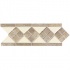Mohawk Artistic Collection - Accent Statements - Ceramic Matte Ivory Lace Diamond Ceramic & Tumbled Stone Tile & Stone