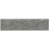 Mohawk Artistic Collection - Accent Statements - Metals Vintage Pewter Scrolling Leaf Accent Strip Tile & Stone