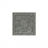 Mohawk Artistic Collection - Accent Statements - Metals Vintage Pewter English Ivory Decorative Insert Tile & Stone