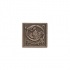 Mohawk Artistic Collection - Accent Statements - Metals Vintage Bronze Scrolling Leaf Decorative Insert Tile & Stone