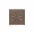 Mohawk Artistic Collection - Accent Statements - Metals Vintage Bronze Fiore Decorative Insert Tile & Stone