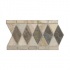 Mohawk Artistic Collection - Accent Statements - Stone Autumn Mist Gold Marquis Slate Border Tile & Stone