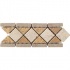 Mohawk Artistic Collection - Accent Statements - Stone Gold Beige Walnut Victoria Diamond Border Tile & Stone