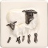 Original Style A La Ferme Clematis 4 X 4 Ewe Tile & Stone