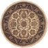 Jaipur Rugs Inc. Atlantis 3 Round Magnolia Dark Ivory Ebony Area Rugs