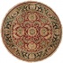 Jaipur Rugs Inc. Atlantis 3 Round Magnolia Red Ebony Area Rugs