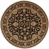 Jaipur Rugs Inc. Atlantis 6 Round Taj Ebony Ebony Area Rugs