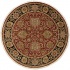 Jaipur Rugs Inc. Atlantis 8 Round Shiva Red Ebony Area Rugs