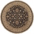 Jaipur Rugs Inc. Atlantis 8 Round Taj Ebony Sand Area Rugs