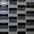 Maestro Mosaics Crystal Glass Blends Mosaic Light Gray-black-dark Gray Tile & Stone