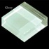 Mirage Tile Glass Mosaic Plain Color 1 X 1 Plain White Glossy Tile & Stone