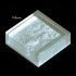 Mirage Tile Glass Mosaic Plain Color 1 X 1 Silver Glossy Tile & Stone