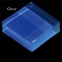 Mirage Tile Glass Mosaic Plain Color 2 X 2 Vision Blue Glossy Tile & Stone