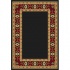 Orian Rugs Fiero 3 X 4 Lodge Border Black Area Rugs