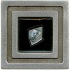 Miila Studios Aluminum Milan 4 X 4 Milan With Aquamarine Tile & Stone