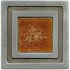 Miila Studios Aluminum Milan 4 X 4 Milan With Dark Amber Tile & Stone