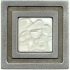 Miila Studios Aluminum Milan 4 X 4 Milan With White Brandy Tile & Stone