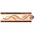 Dune Emphasis Ceramic Borders Professional 3 1/4 X10 Genova Tile & Stone