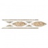 Dune Emphasis Ceramic Borders Wall 2x8 Cuarzo Beige Tile & Stone